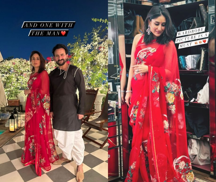 Kareena Kapoor's Diwali Extravaganza: A red saree affair and glamour galore 868709