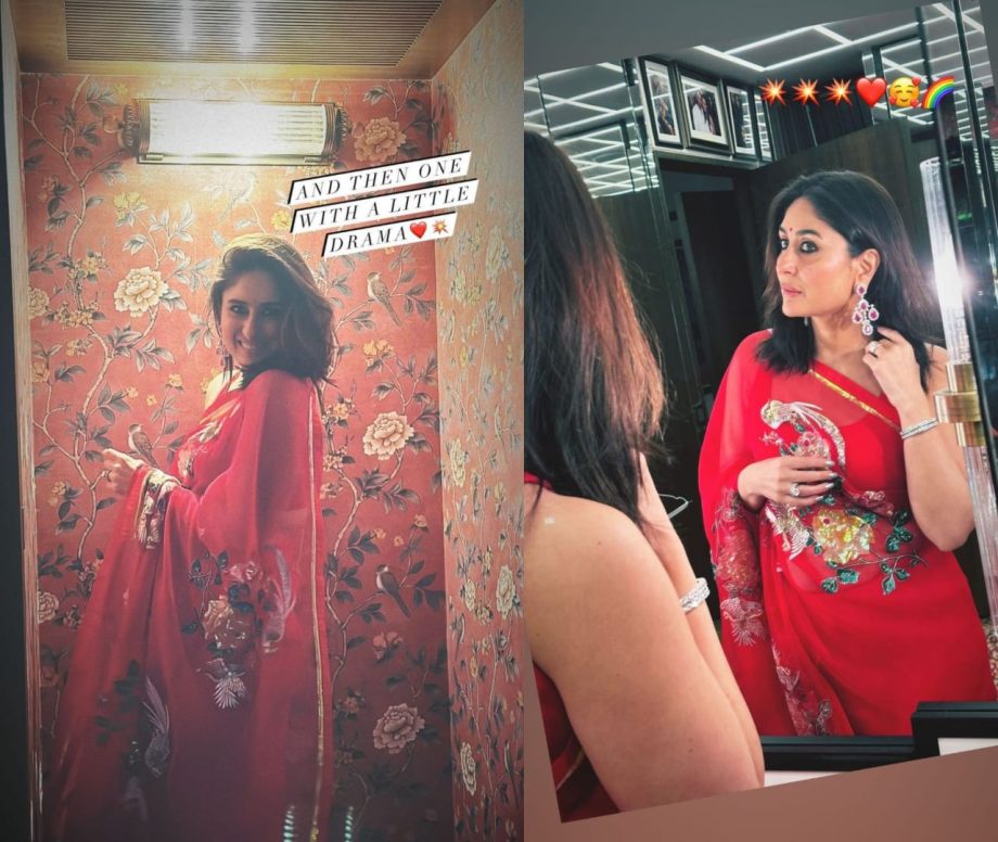 Kareena Kapoor's Diwali Extravaganza: A red saree affair and glamour galore 868710