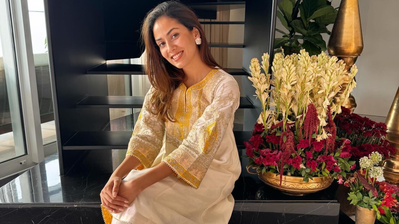 Mira Kapoor does ‘casual ethnic’ right in pure chanderi silk kurta set 868494