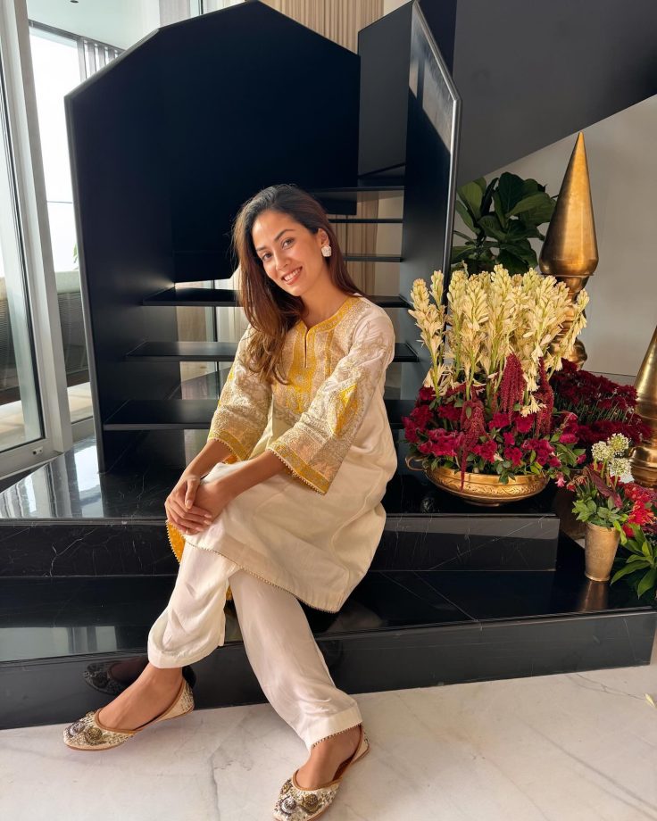 Mira Kapoor does ‘casual ethnic’ right in pure chanderi silk kurta set 868492