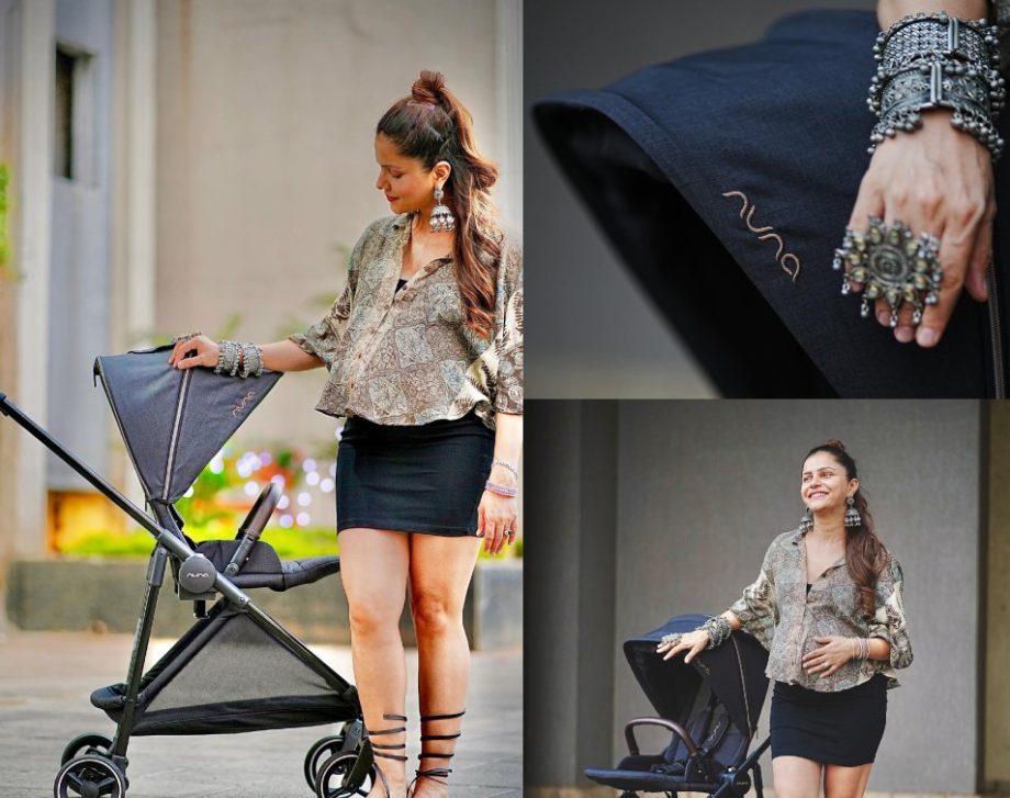 Mom-to-be Rubina Dilaik Poses With Baby Stroller, Says 'Can't Wait' 870260