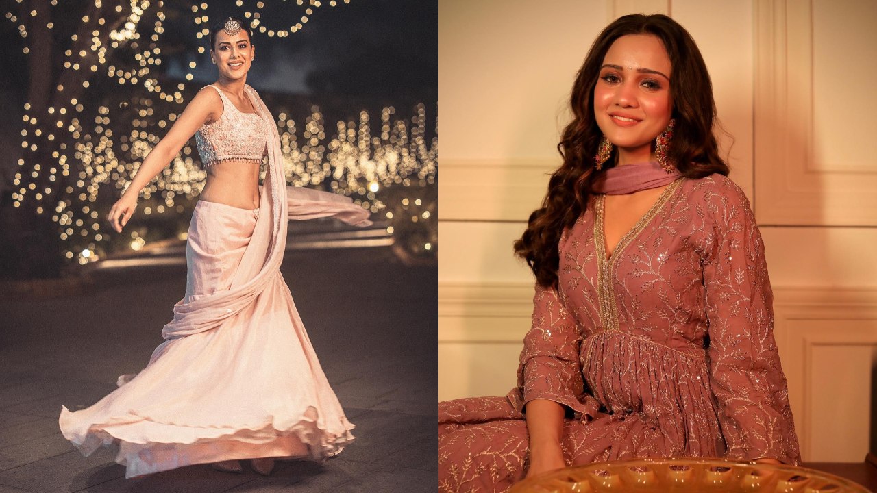 Nia Sharma And Ashi Singh Are All Smile In Traditional Flair, See Charismatic Photos