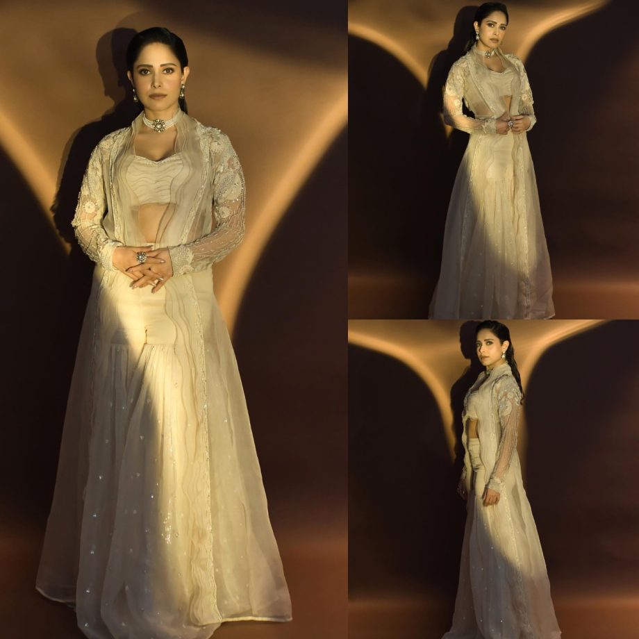 Nushrratt Bharuccha Revives Style In Ivory Three-piece Traditional Outfit, See Photos 871344