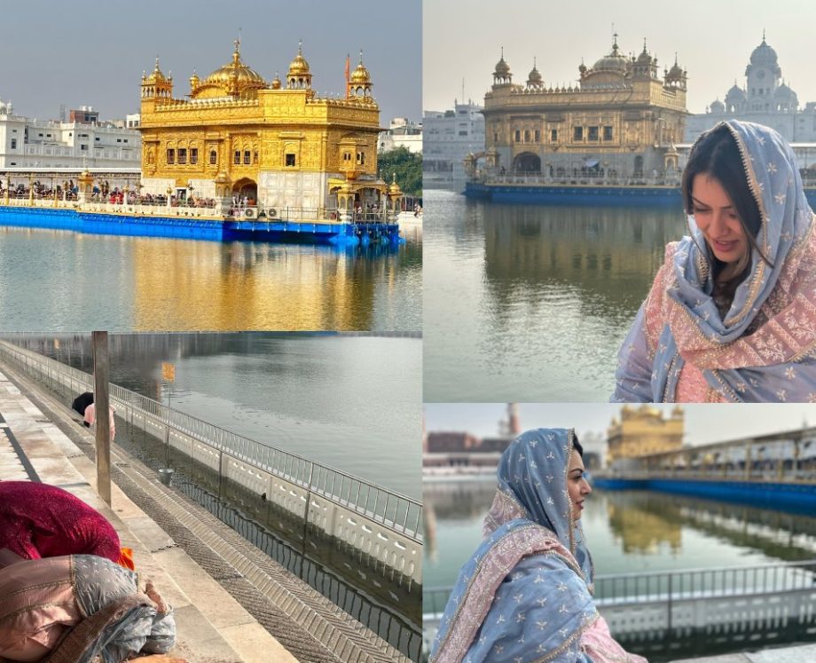 [Photos] Hansika Motwani turns spiritual, visits Golden Temple with husband Sohail Khaturiya 870580