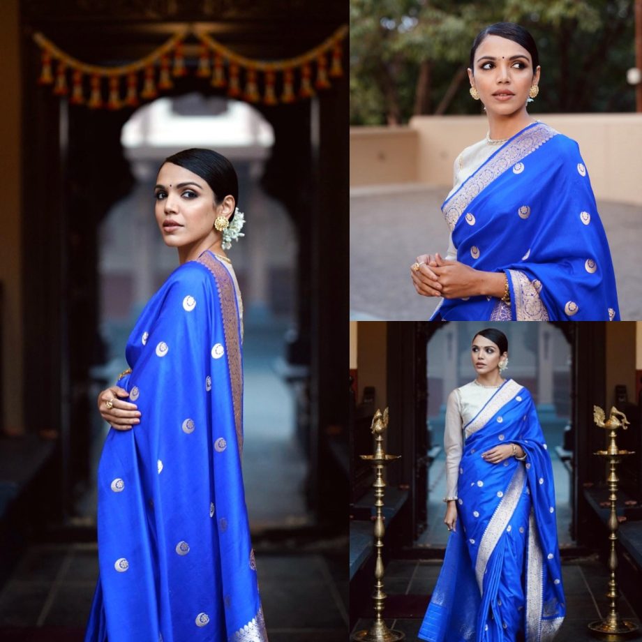 [Photos] Shriya Pilgaonkar’s timeless saree and hairbun fashion combo is winning 869563