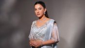 Radiance Personified! Gauhar Khan shines in sequinned blue pre-draped saree [Photos] 869731