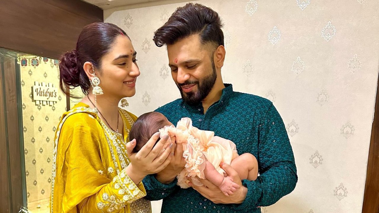 Rahul Vaidya and Disha Parmar name their baby girl Navya