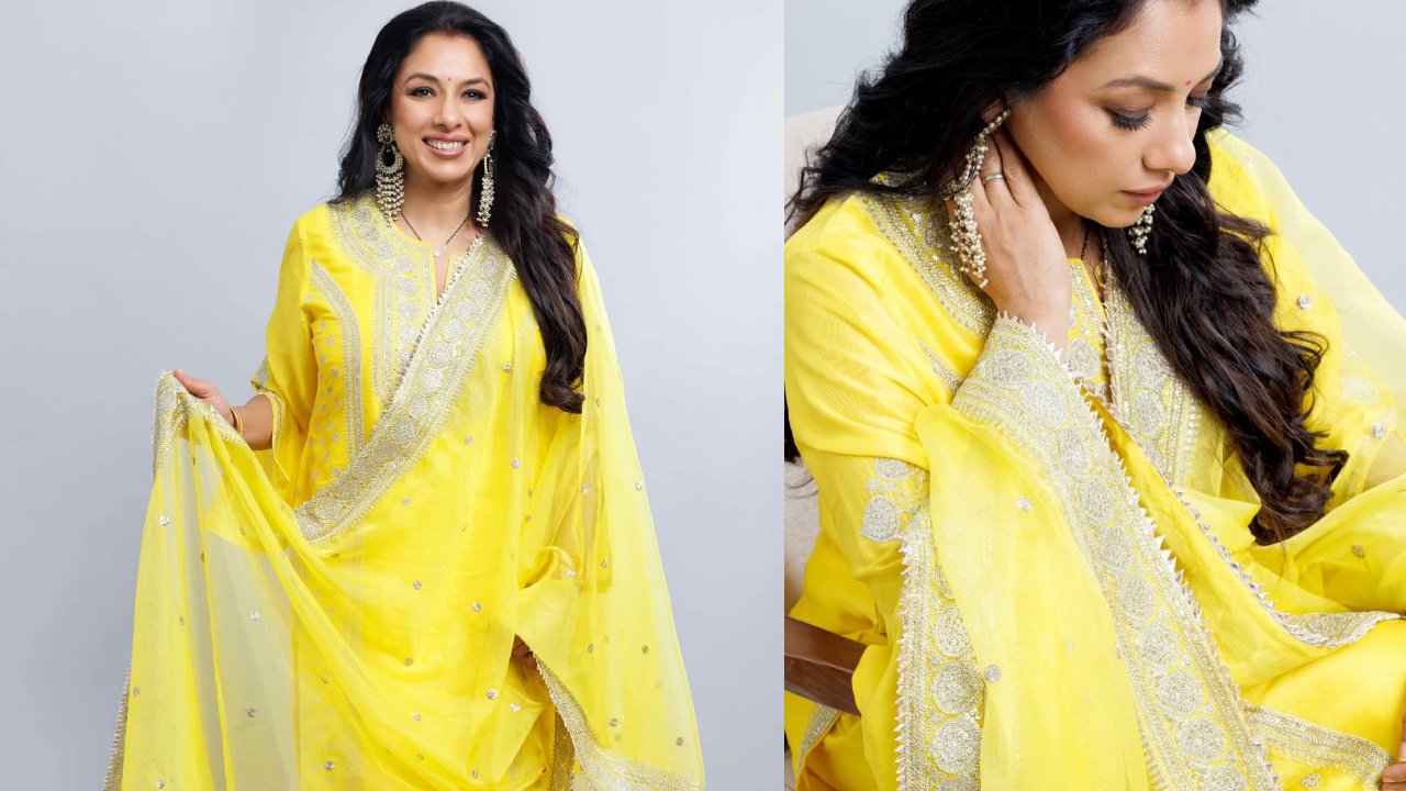 Rupali Ganguly sparks ethnic fashion frenzy in bright yellow salwar suit [Photos]