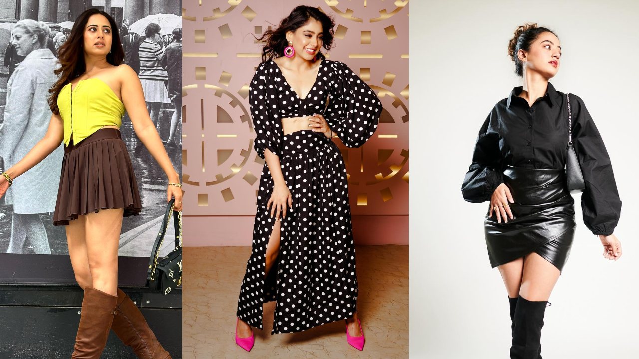 Sargun Mehta, Niti Taylor & Helly Shah Has Season’s Hottest Skirt Top Trend, Take Cues