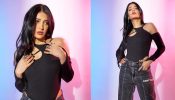 Shruti Haasan keeps it edgy in black cutout top and jeans [Photos] 869415