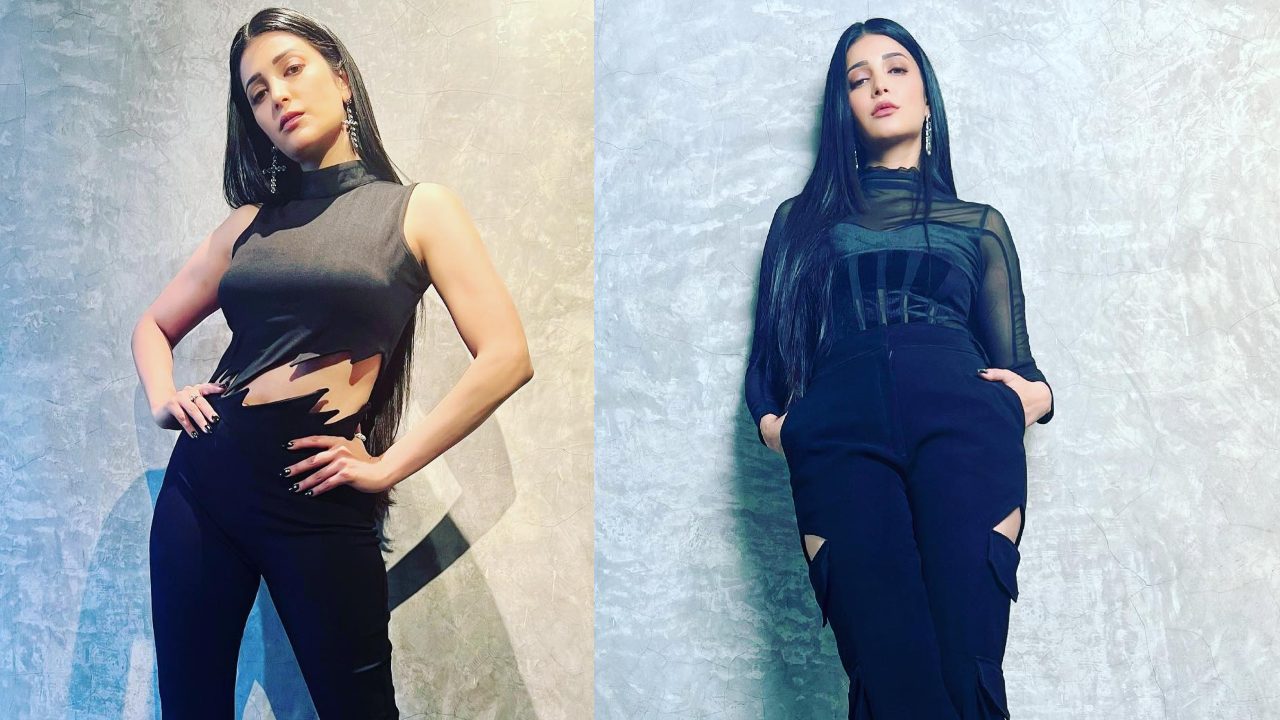 Shruti Haasan's Gothic Wardrobe Collection Are Pure Class, Gown-Co ord Set 868039