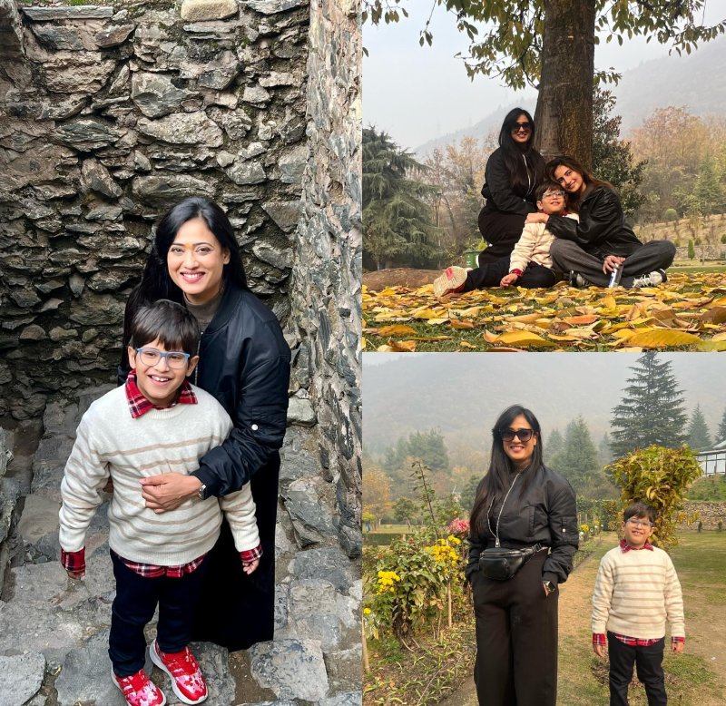 Shweta Tiwari Puts Up Pics Of Daughter Palak Tiwari And Son Reyansh Kohli From Their Vacay; Calls Them 'Me And Mine' 869910