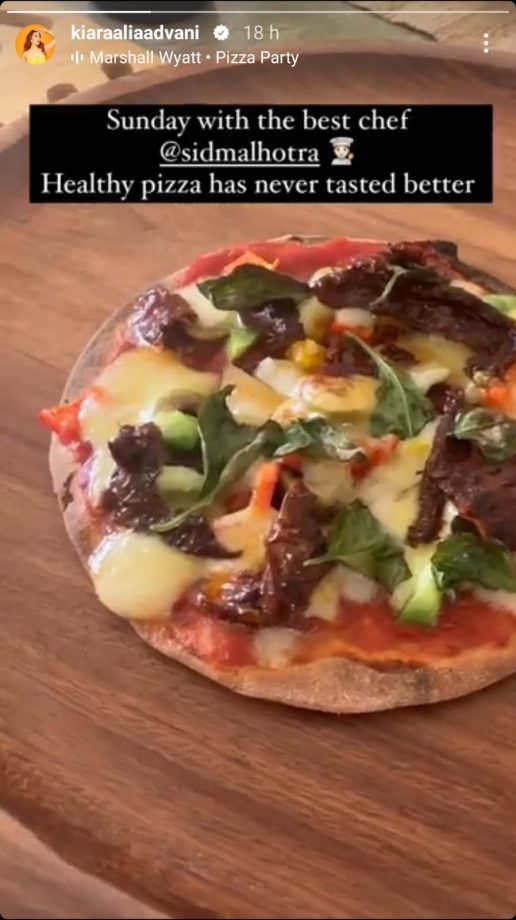 Sidharth Malhotra turns “Sunday chef” for Kiara Advani, bakes fresh healthy pizza 870879