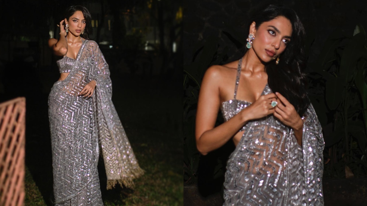 Sobhita prompts glam galore in silver sequinned Manish Malhotra saree [Photos] 867878