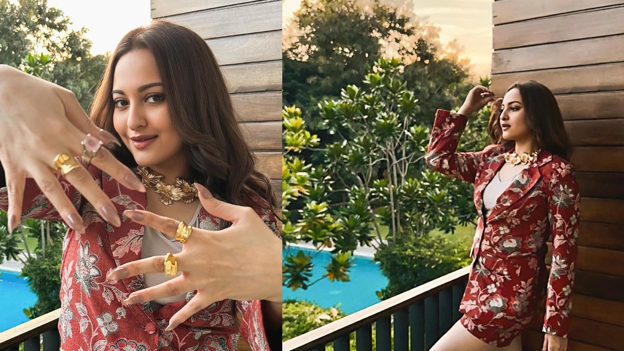 Sonakshi Sinha gives power dressing a floral twist, take cues
