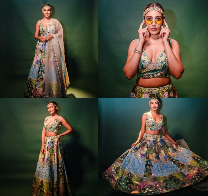 Surbhi Chandna Serves Princess Vibe In Colorful Contemporary Lehenga, Take A Look 868080