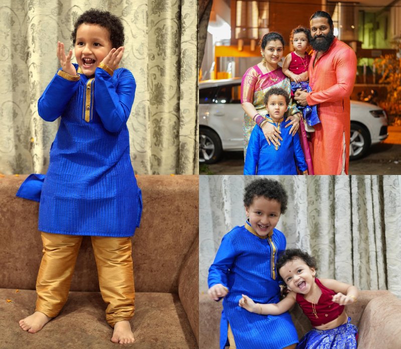 These pictures of Rishab Shetty celebrating Diwali with the family prove he is true Family Man 869036