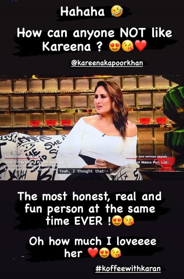 TMKOC Star Munmun Dutta lauds Kareena Kapoor's unfiltered honesty in Koffee With Karan show 869408