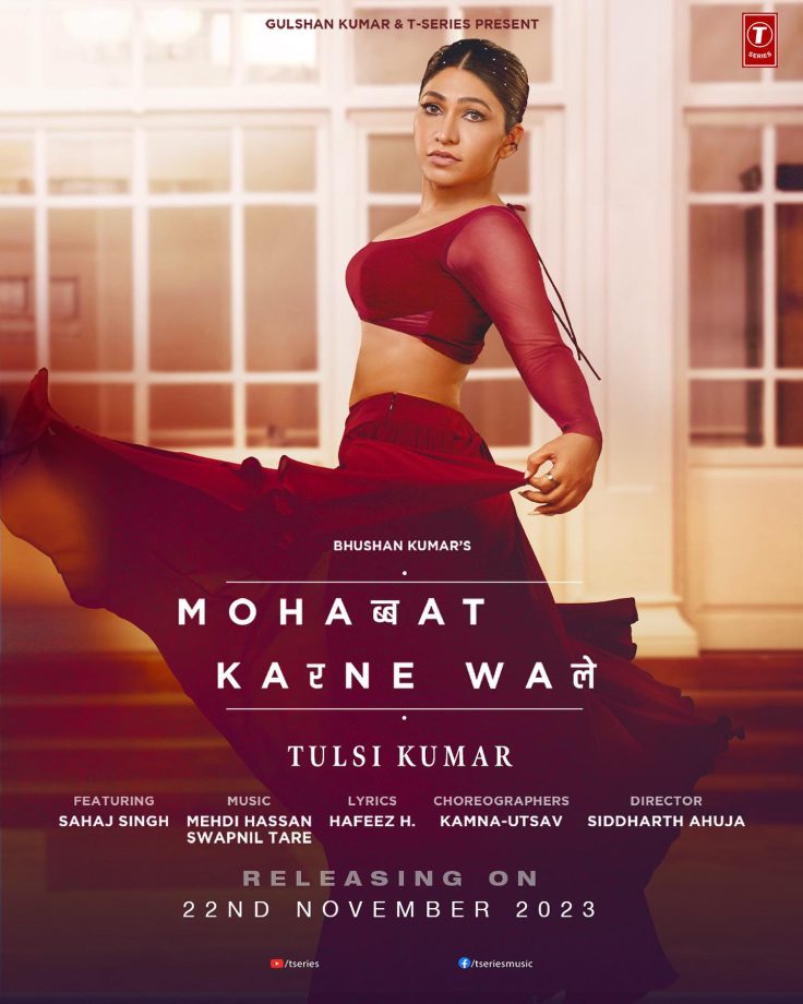 Tulsi Kumar's new music video 'Mohabbat Karne Wale' to drop on 22nd November 869776