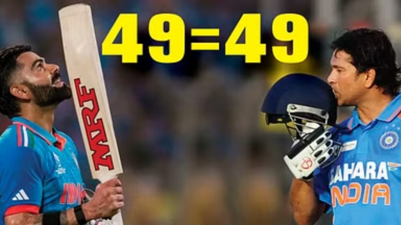 Virat Kohli equals Sachin Tendulkar’s record with 49th ODI Century on his 35th birthday, Latter reacts