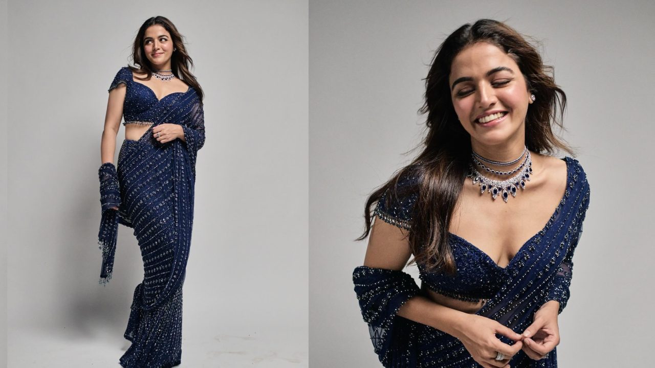 Wamiqa Gabbi Amps Up Oomph Factor In Sheer Beaded Saree, See Here