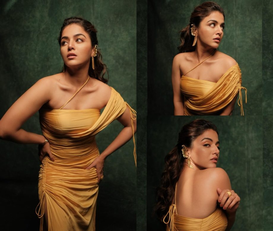 Wamiqa Gabbi is beauty to behold in ruched satin dress 868180