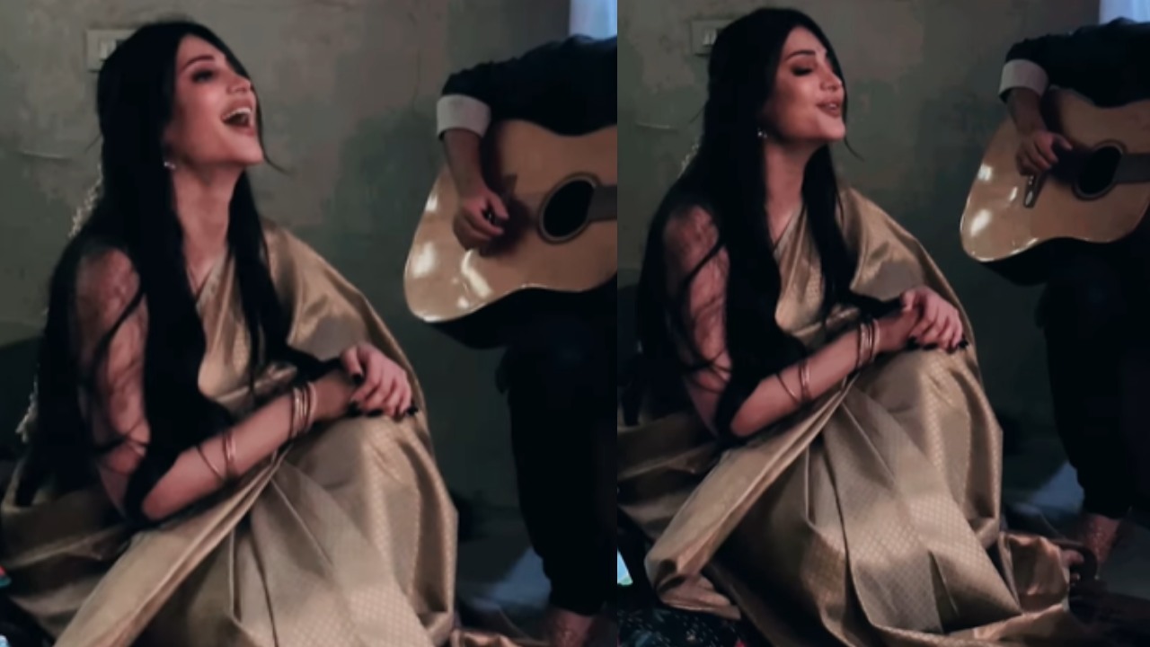 Watch: Shruti Haasan leaves internet in awe with her mellifluous vocals as she sings “Monster” 869248