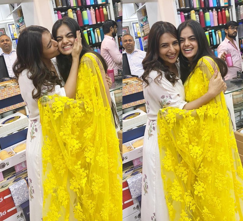 Yeh Hai Mohabbatein's Divyanka Tripathi reunites with on-screen daughter Ruhaanika Dhawann 867588