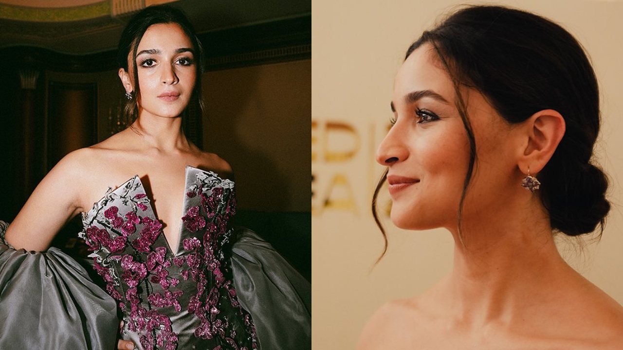 Alia Bhatt’s classic column gown makes a statement for puff sleeves, check out