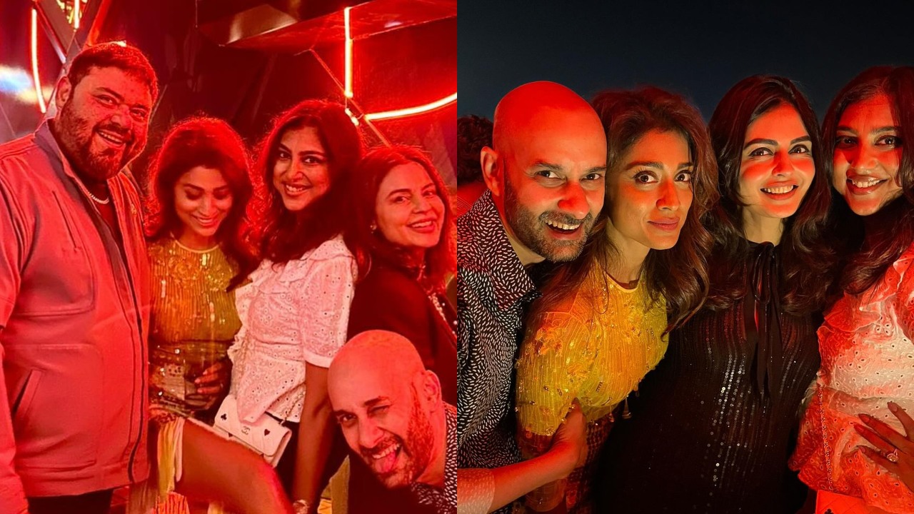 All Smiles! Inside Shriya Saran’s Hyderabad night out with friends [Photos]