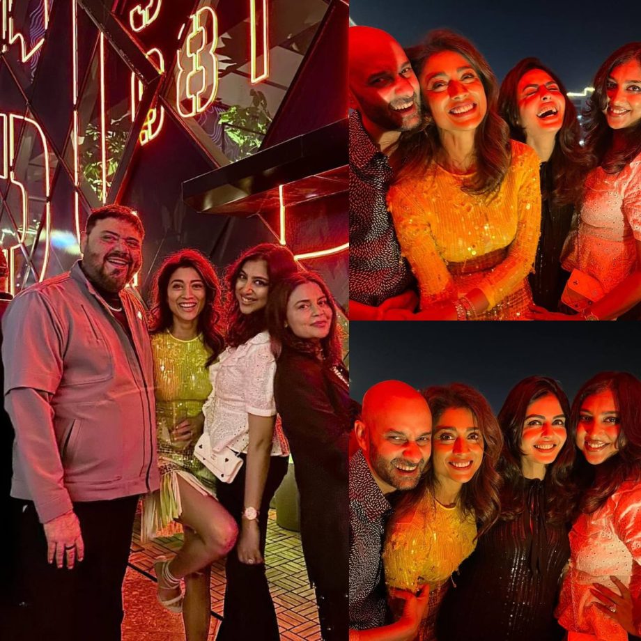 All Smiles! Inside Shriya Saran’s Hyderabad night out with friends [Photos] 875250