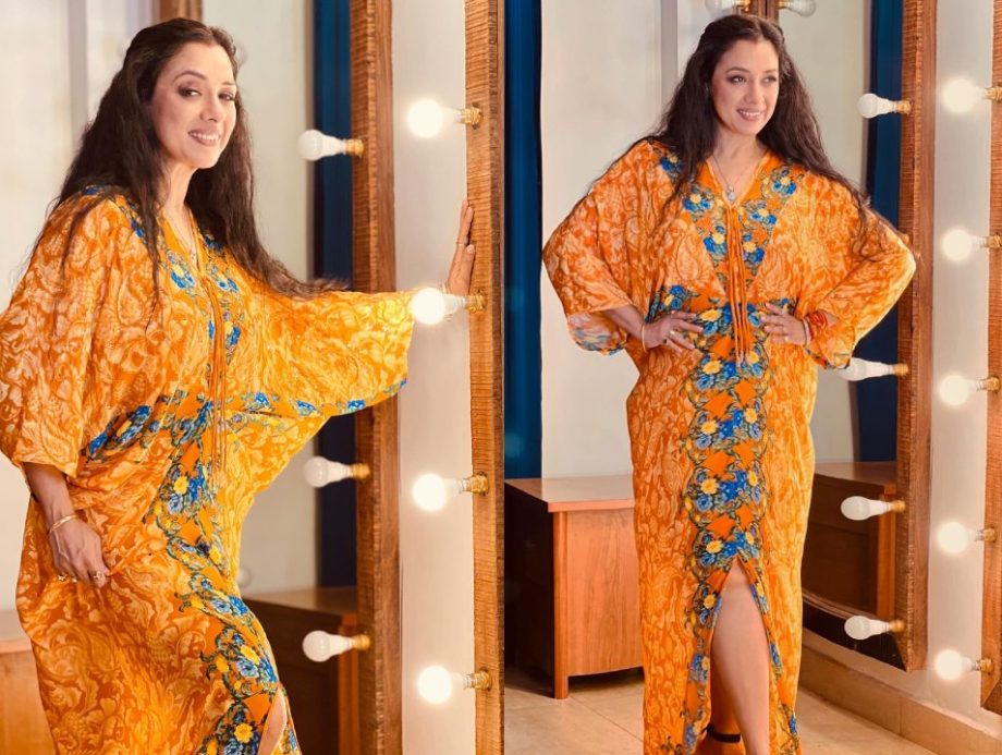Anupamaa actress Rupali Ganguly goes quirky in orange Kaftan worth Rs 29000 873800