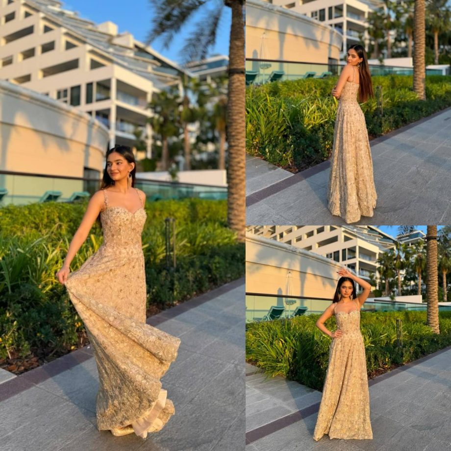 Anushka Sen flaunts her sunkissed glow in intricate embroidered ethnic gown [Photos] 871951