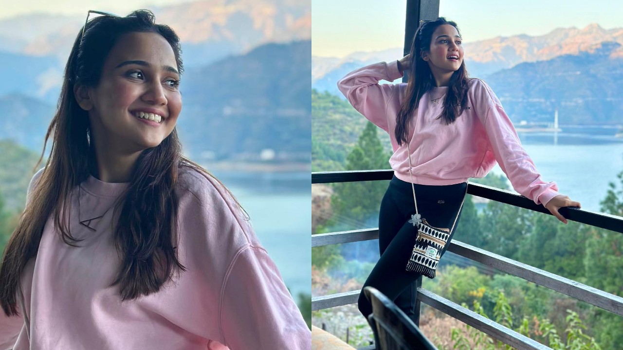 Ashi Singh’s laid back winter closet is all about barbiecore, take cues