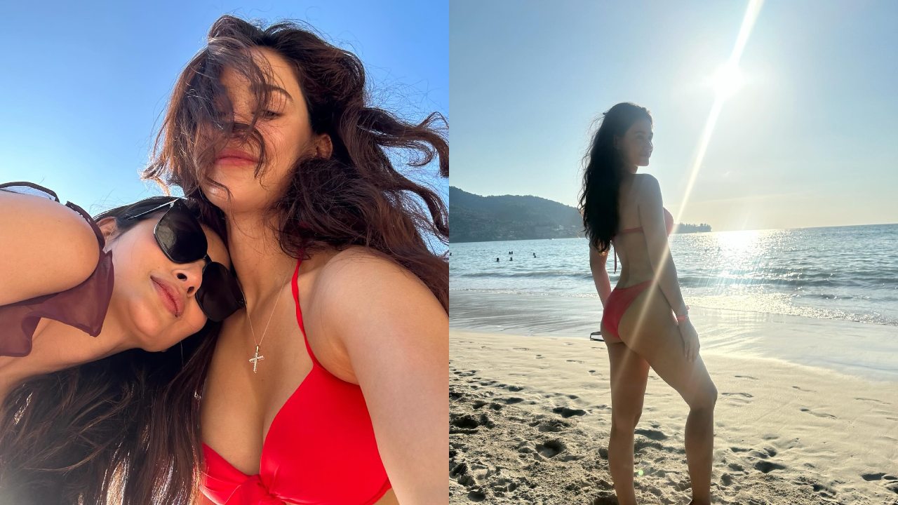 Beach Babes: Mouni Roy and Disha Patani raise temperature in sassy bikini sets 874666