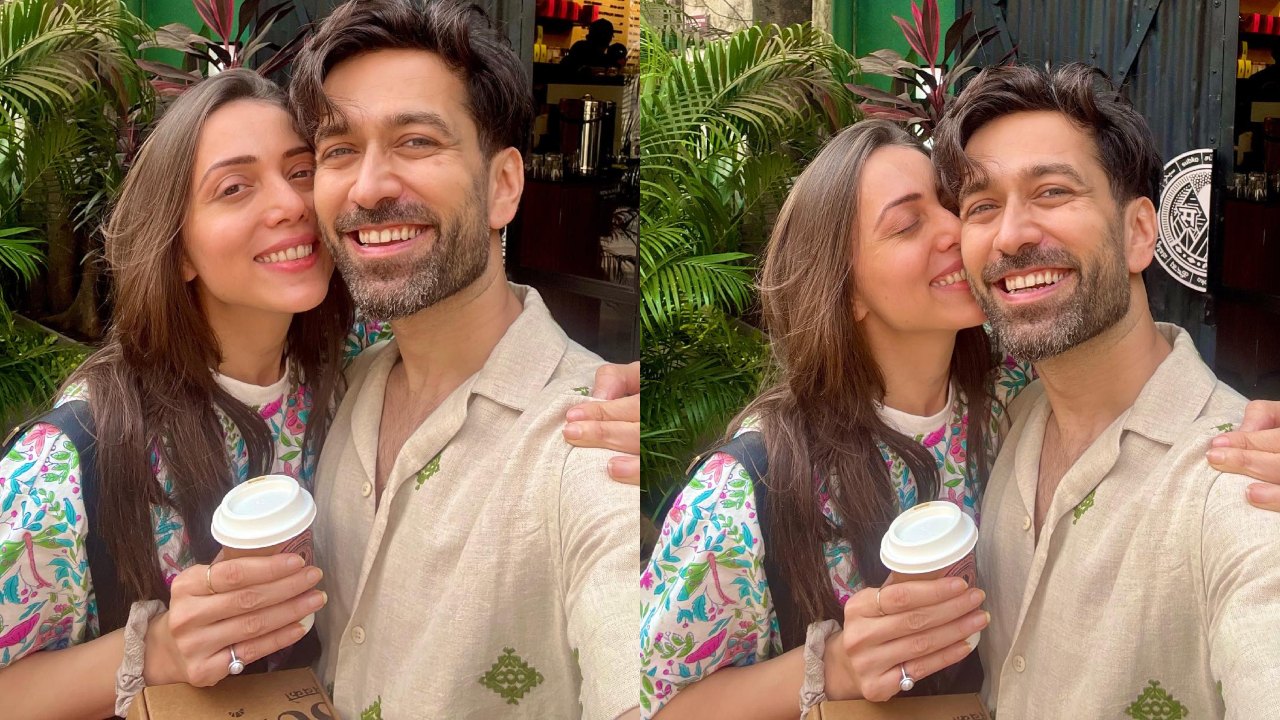 Couple Goals: Nakuul Mehta and Jankee Parekh go mushy in public, check out 875215