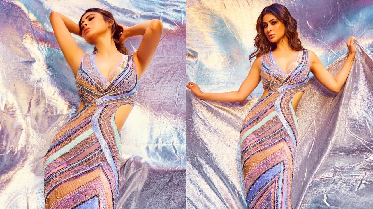 Elevate your cocktail glam like Mouni Roy in vibrant cutout bodycon dress [Photos]