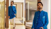 Ethnic Fashion For Men: Nakul Mehta’s blue ethnic jacket set is your go to traditional pick 872837