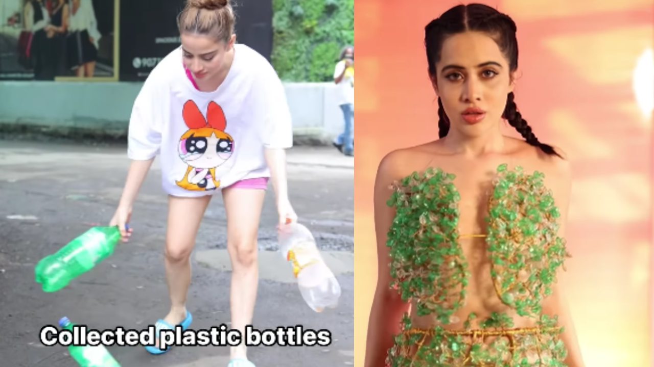 From Trash To Fashion: Urfi Javed nails sustainable fashion with glam stir, watch
