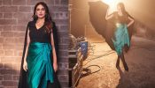 Huma Qureshi is glam personified in muscle tee and green skirt, check out 874323