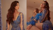 Jacqueliene Fernandez stir sizzles in electric blue mini dress [Photos] 874998