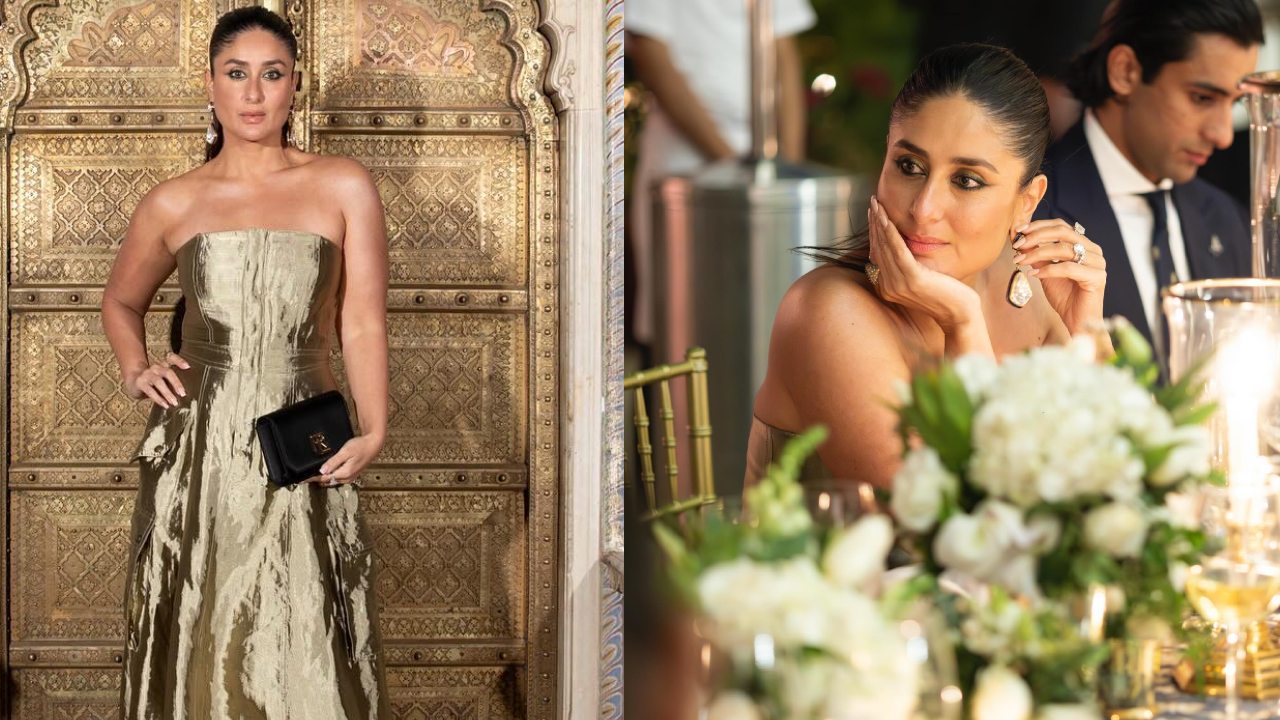 Kareena Kapoor Glows in a Timeless, designer Ralph Lauren golden gown. Take a look!
