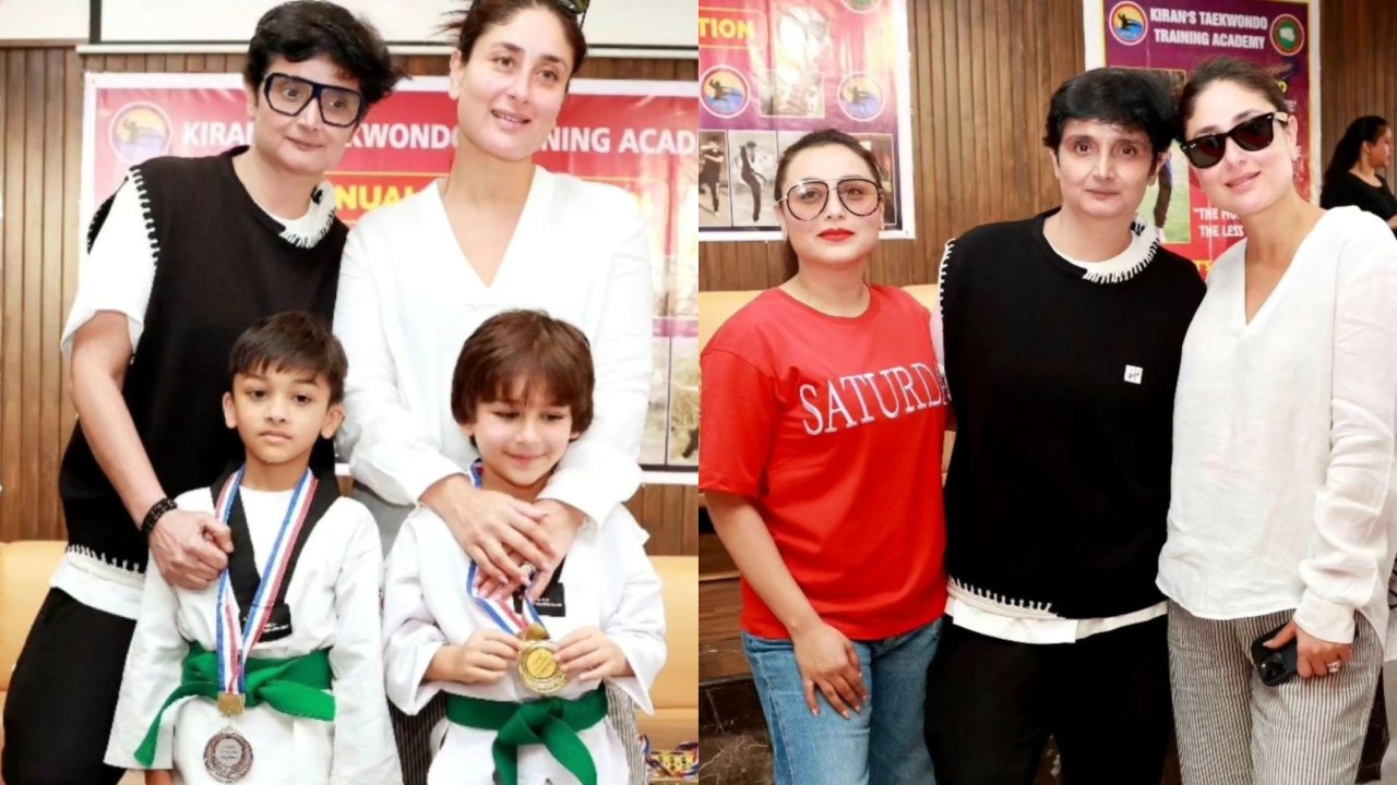 Kareena Kapoor’s son Taimur bags gold medal in Taekwondo tournament [Viral Photos]