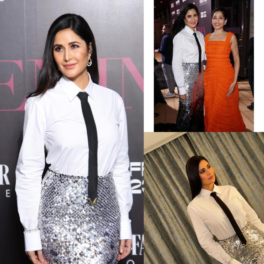 Katrina Kaif exudes corporate glam in sequined skirt suit 871954