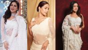 Make Every Moment 'Wow' Like Shraddha Arya, Hina Khan & Shivangi Joshi In White Saree 875153