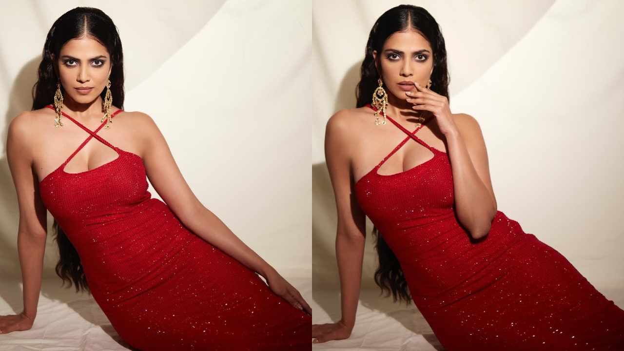 Malavika Mohanan Horns ‘Christmas’ Vibes In Red Shimmery Dress, Take A Look