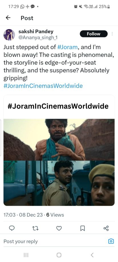 Manoj Bajpayee gets a thumbs up from the critics as well as the audience for his performance in Joram 872813
