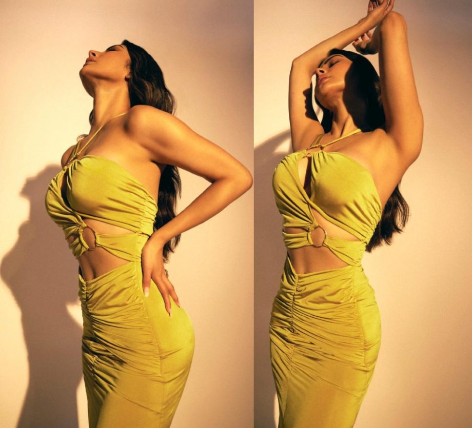 Mouni Roy cuts glam figure in cutout asymmetrical gown, check out 874558