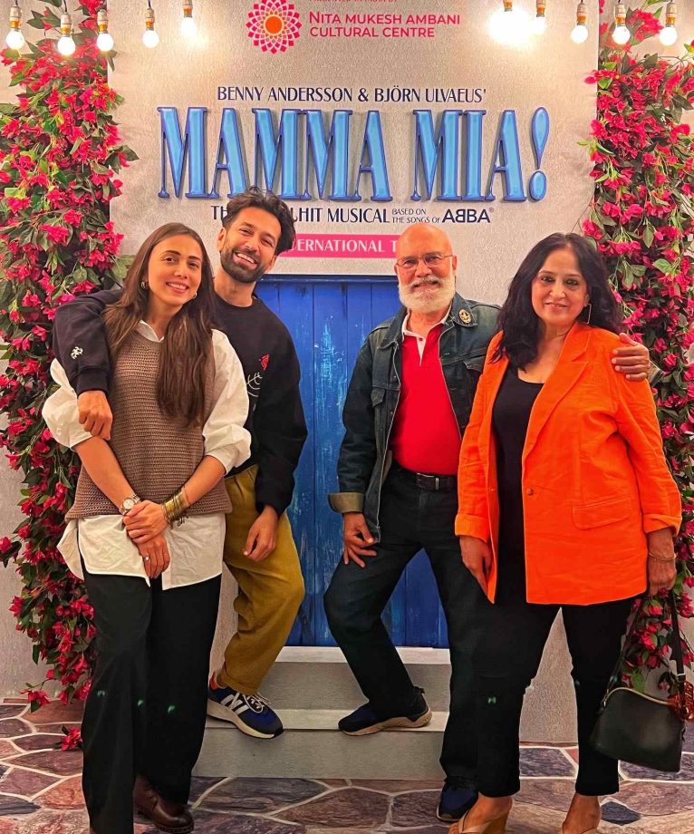 Nakul Mehta Enjoys 'Mamma Mia' Musical Event With His Parents And Wife, See Photos 874848