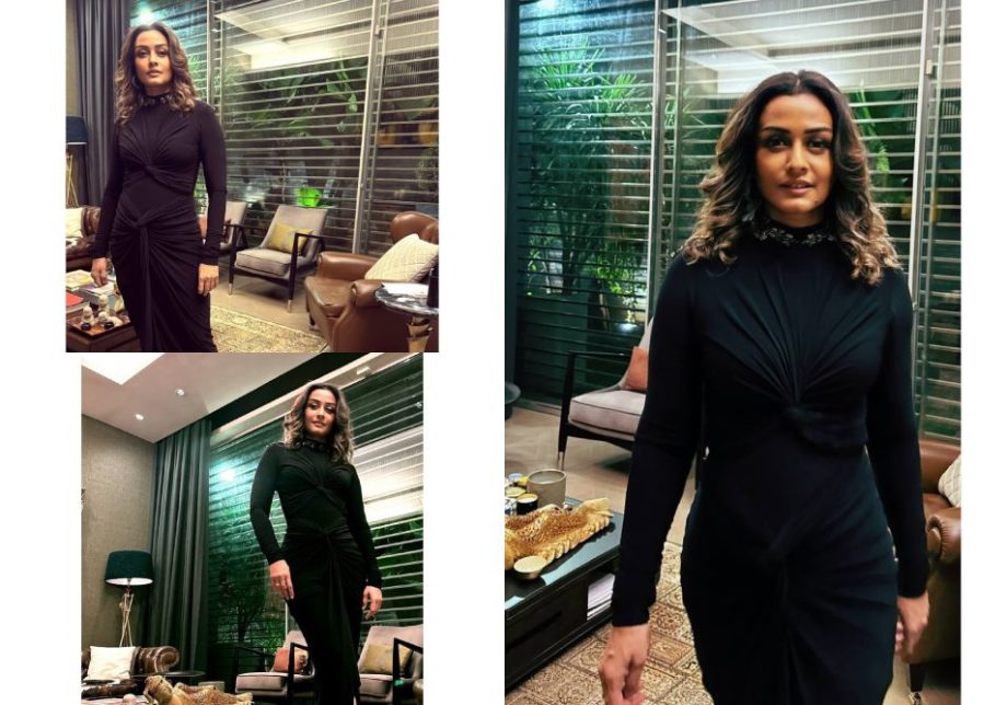 Namrata Shirodkar glams up in black saree gown, Check out 876119